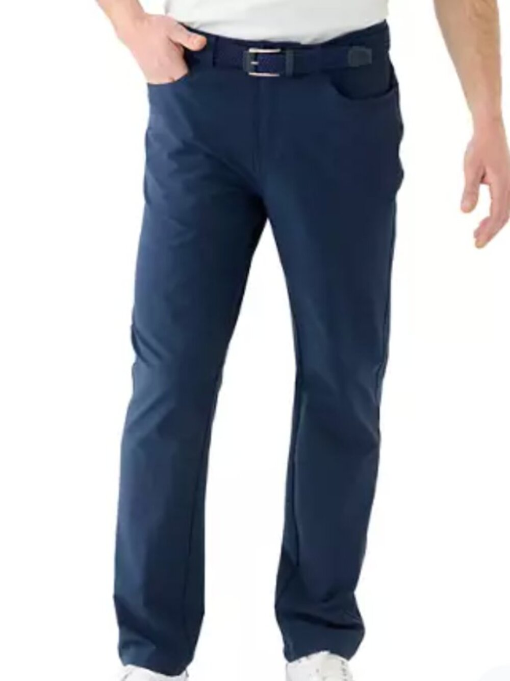 Greg Norman Collection Navy 5 Pocket Straight Leg Tech Pants Size 40 NWT